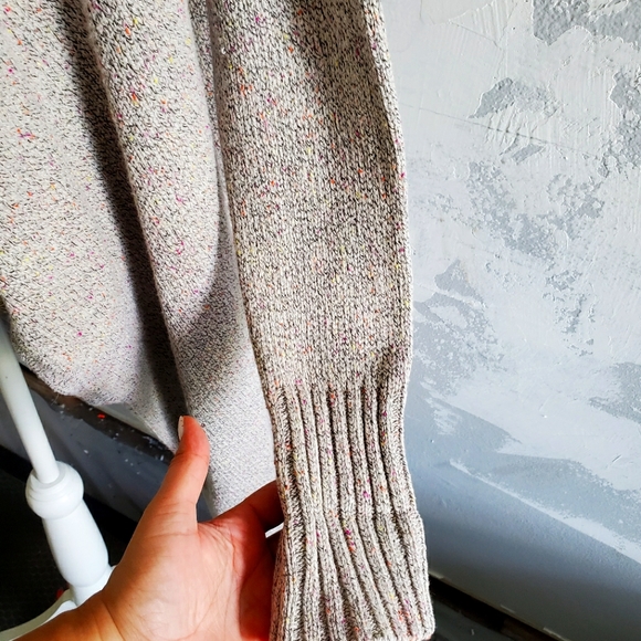 Cabi Oatmeal Duster Chunky Collar Cardigan  Med size - Picture 5 of 11